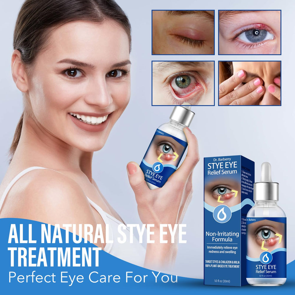 Penntr Stye Eye Drops dropper demonstrates precise dosing for gentle eyelid application