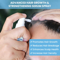 PeptideLabz biotinoyl-tripeptide-1 visual showcases stronger hair strands