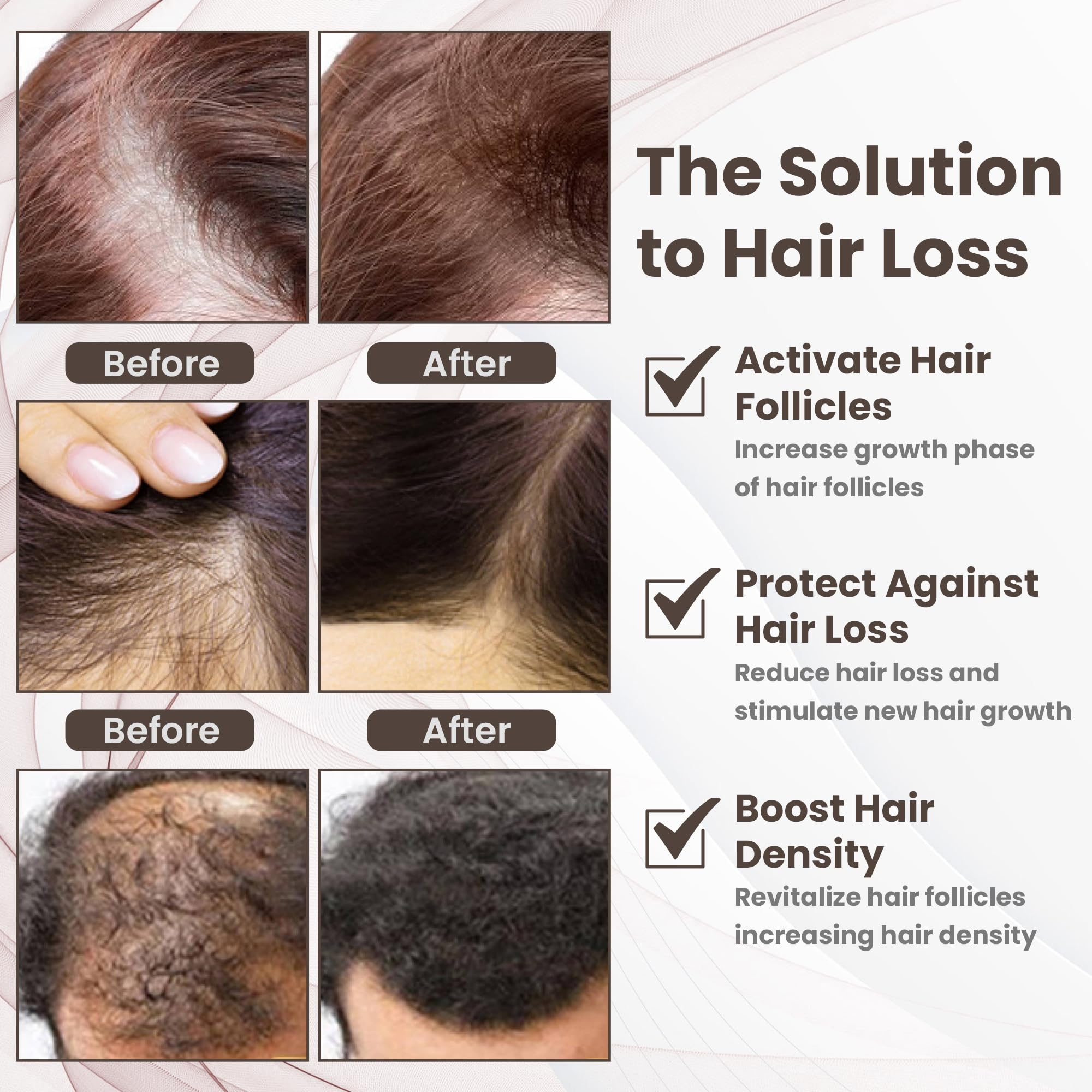 Calming scalp care setup with PeptideLabz routine.