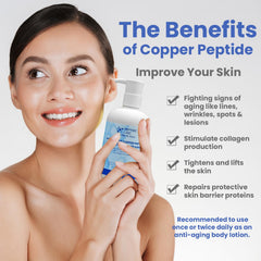 PeptideLabz Hyaluronic Acid lotion texture—deep moisture and plump look.