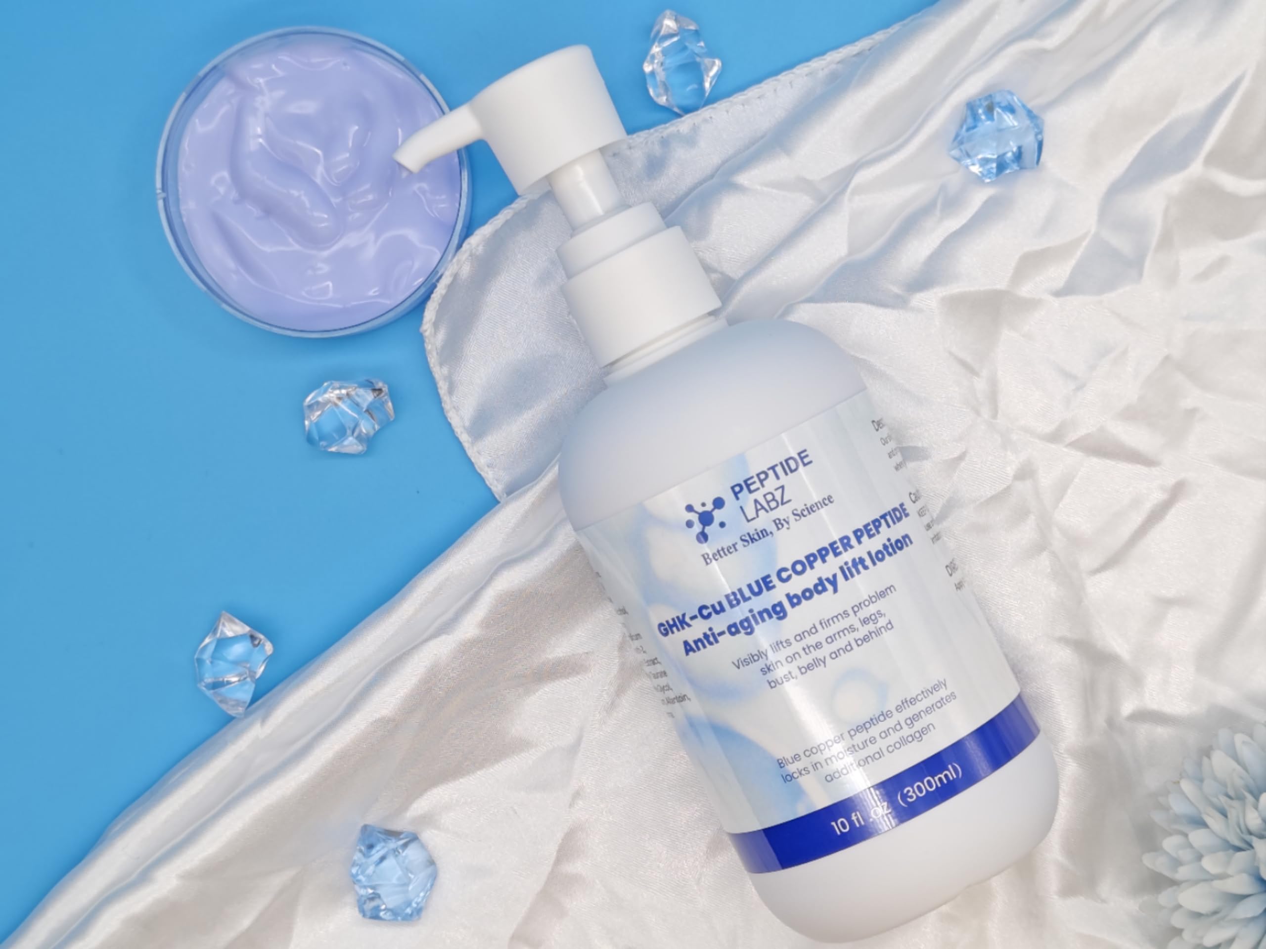 PeptideLabz Skin firming glow—subtle lifting look.