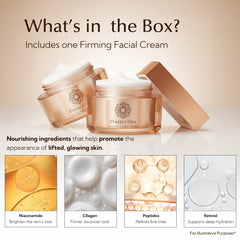 Texture swirl of PERFECT ONE Firming Face Cream illustrating quick absorption.