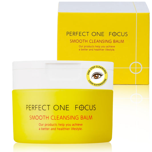 Perfect One Focus cleansing balm jar ready for travel and daily makeup removal.