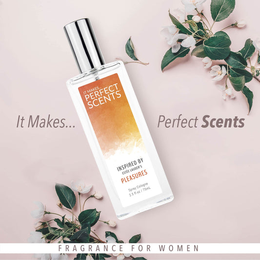 Perfect Scents floral-blend-freesia-orange-flower bottle promotes a fresh, feminine aura.