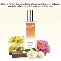 Perfect Scents vegan-cruelty-free label communicates ethical appeal.