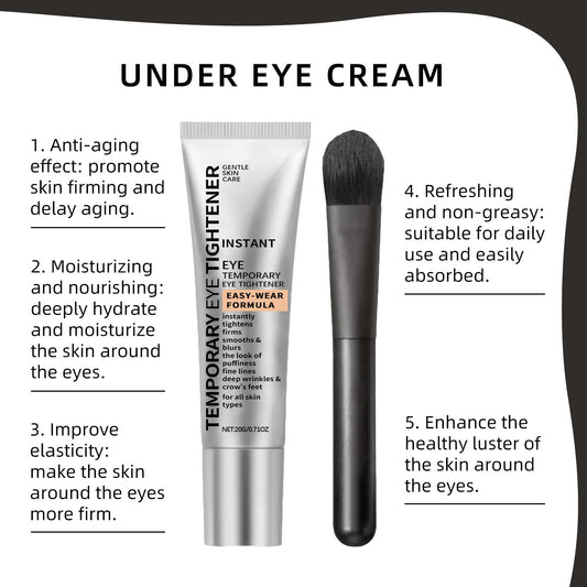 Perfection Eye Tightener with hyaluronic acid shows deep under-eye hydration.