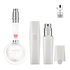 Perfume Pod ATOM01 white front view shows compact design ideal for travel.