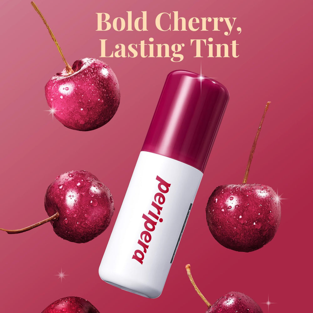 Peripera Ink Peel Off Lip Stain color-change technology adapts to lips for personalization.