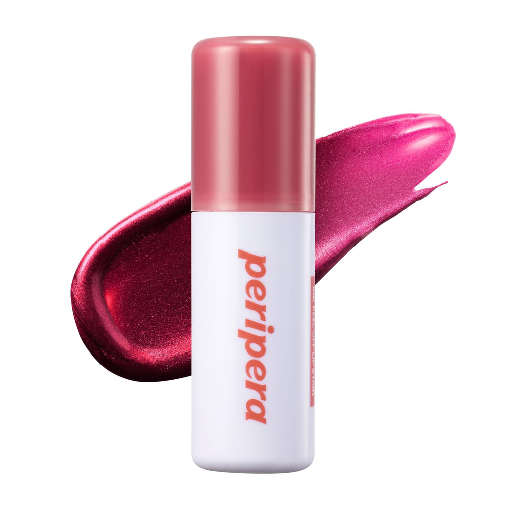 Peripera Ink Peel Off Lip Stain Dear Rose close-up showing rich color and finish