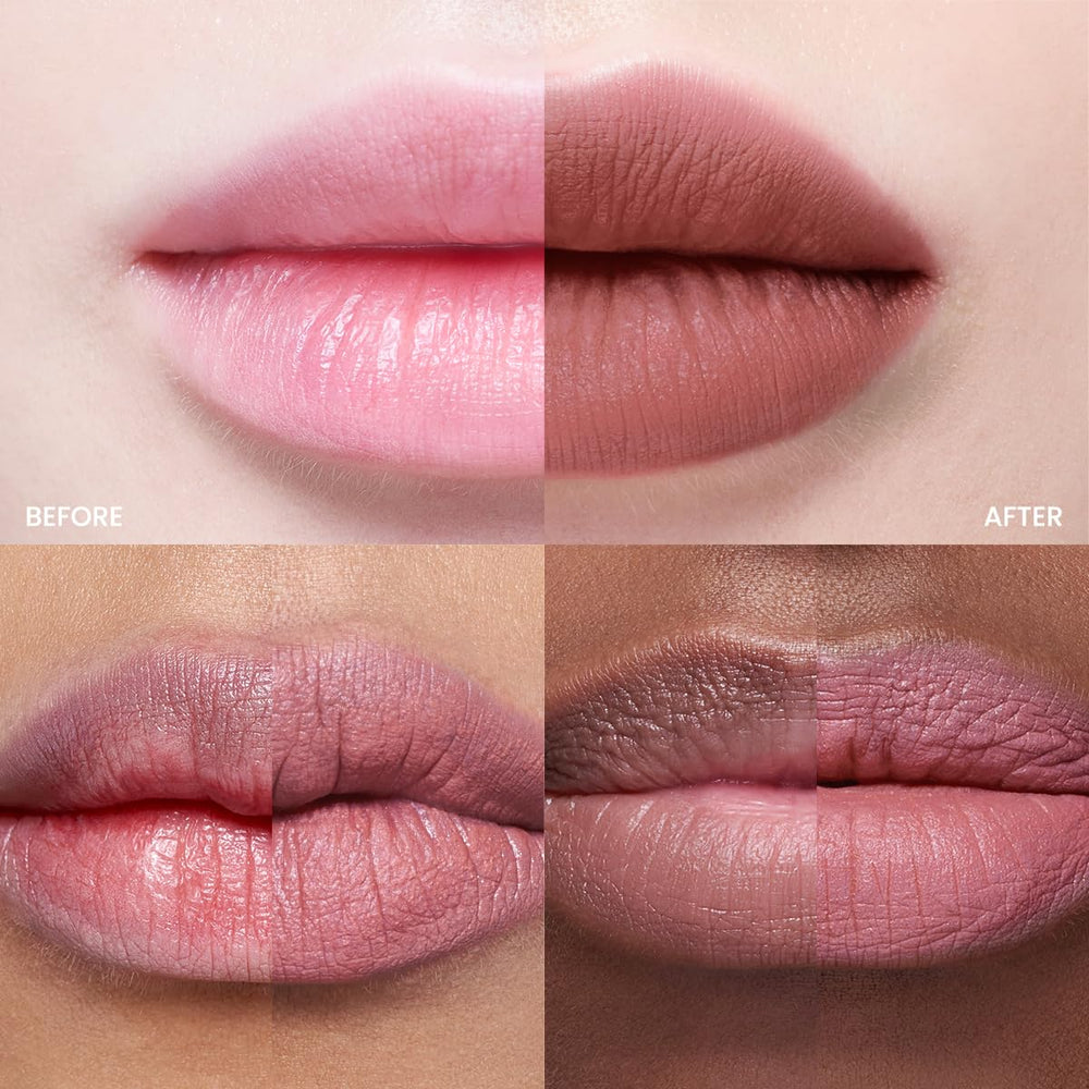 Peripera Ink the Velvet Lip Tint rose swatch reveals long-wearing color and smoothness.