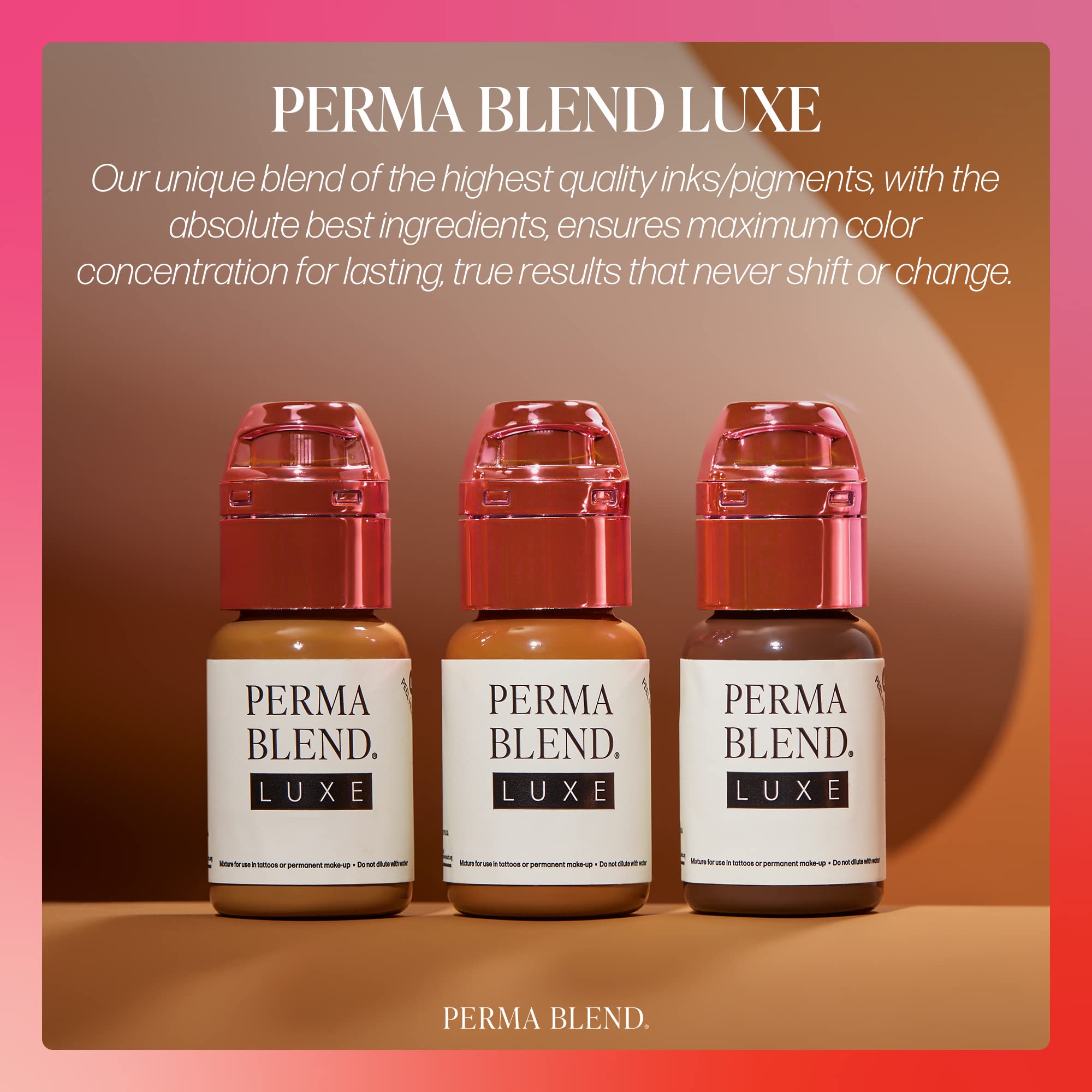 Perma Blend Luxe Chestnut microblading brow pigment for brow depth