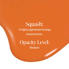 Perma Blend Squash lip blush application demonstrates natural lip color enhancement.