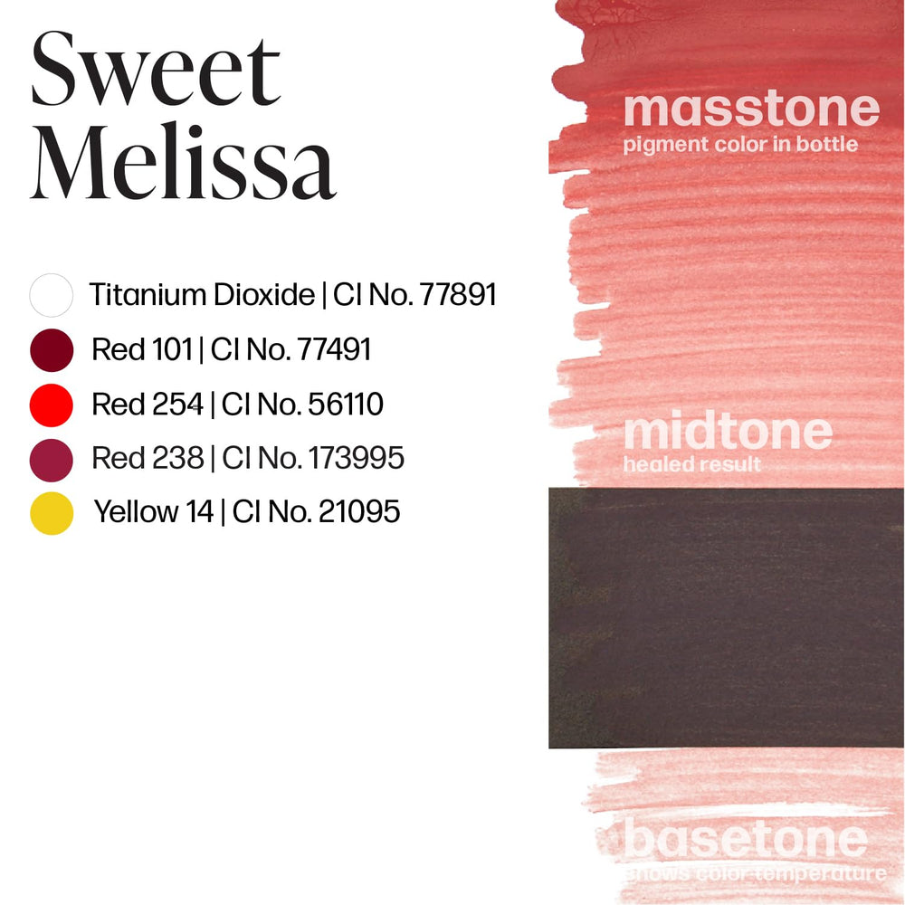 Perma Blend Sweet Melissa vegan tattoo ink safe for cosmetics.