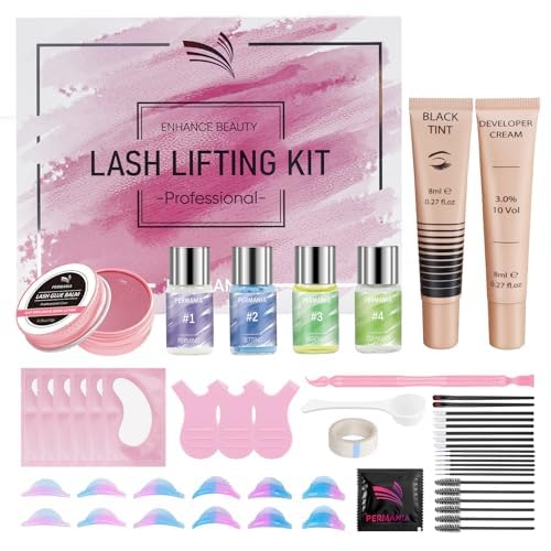 PERMANIA lash lift kit with tools for at-home professional results.