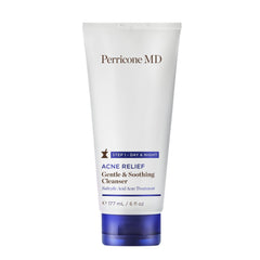 Perricone MD Acne Relief Gentle & Soothing Cleanser bottle-front for gentle daily cleansing on acne-prone skin
