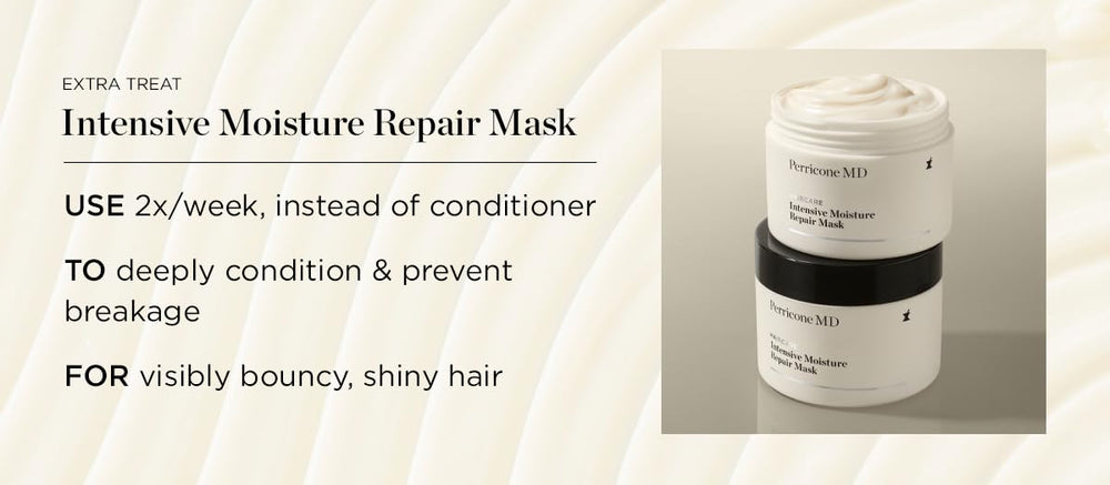 Perricone MD Intensive Moisture Repair Mask on color-treated hair for shine