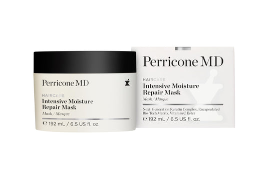 Close-up of Perricone MD mask texture showing luxurious formula