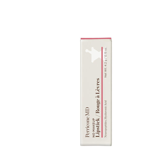 Perricone MD No Makeup Lipstick Original Pink swatch reveals natural tint and skin-friendly feel