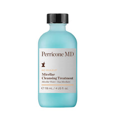 Perricone MD No Makeup Micellar Cleansing Treatment bottle pour cleanses and hydrates the skin.
