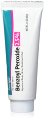 Perrigo benzoyl peroxide acne gel 60g tube front view for easy skincare routines