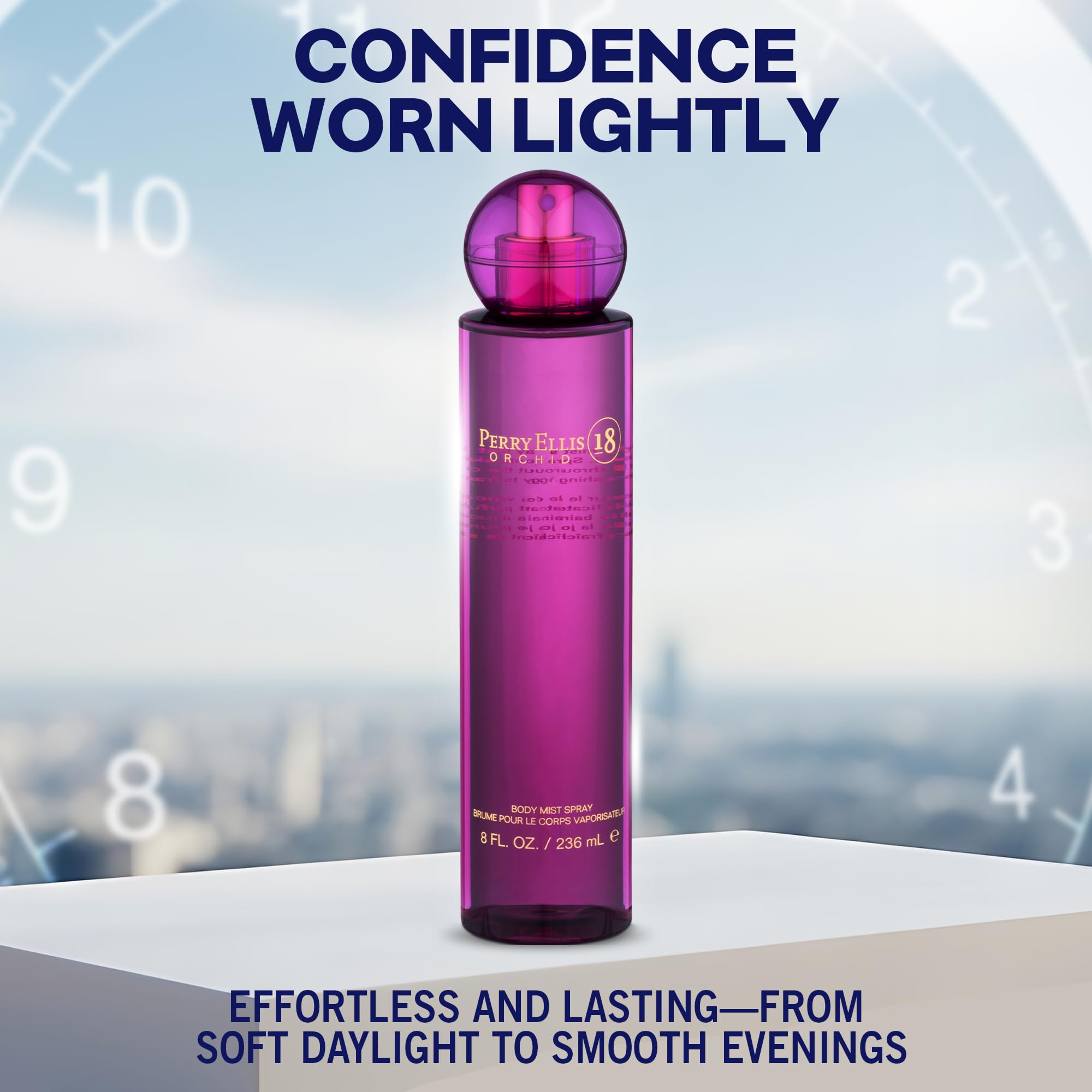 Perry Ellis 18 Orchid spray mist for on-the-go refresh