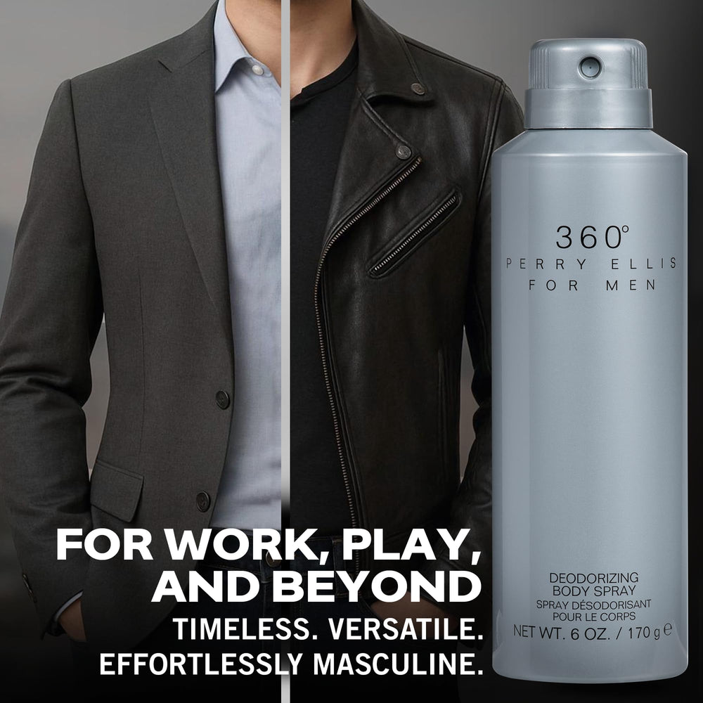 Perry Ellis 360° for Men packaging box with premium look.