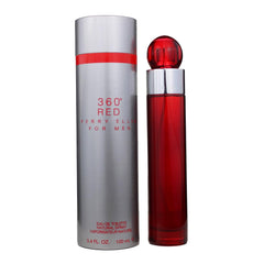 Perry Ellis 360 Red EDT bottle close-up, ideal for daily wear and casual evenings.