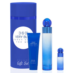 Perry Ellis 360 Very Blue EDT bottle close-up highlighting crisp daily-wear scent
