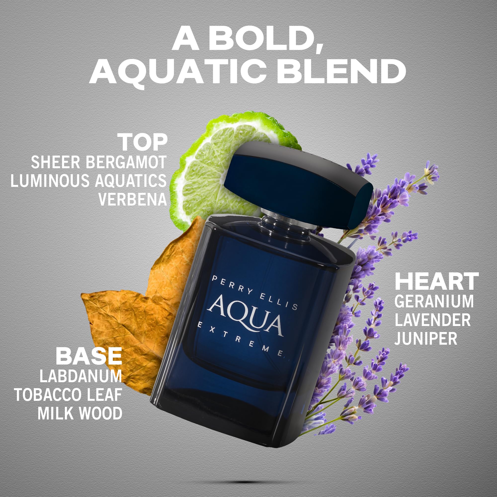 Perry Ellis Aqua Extreme bottle back view reveals branding details.