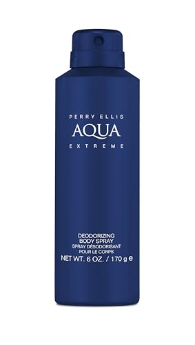 Perry Ellis Aqua Extreme shower gel ready for refreshing morning routine.