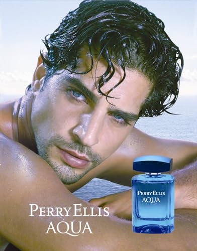 Perry Ellis Aqua for Men body lotion image suggests hydration with subtle fragrance