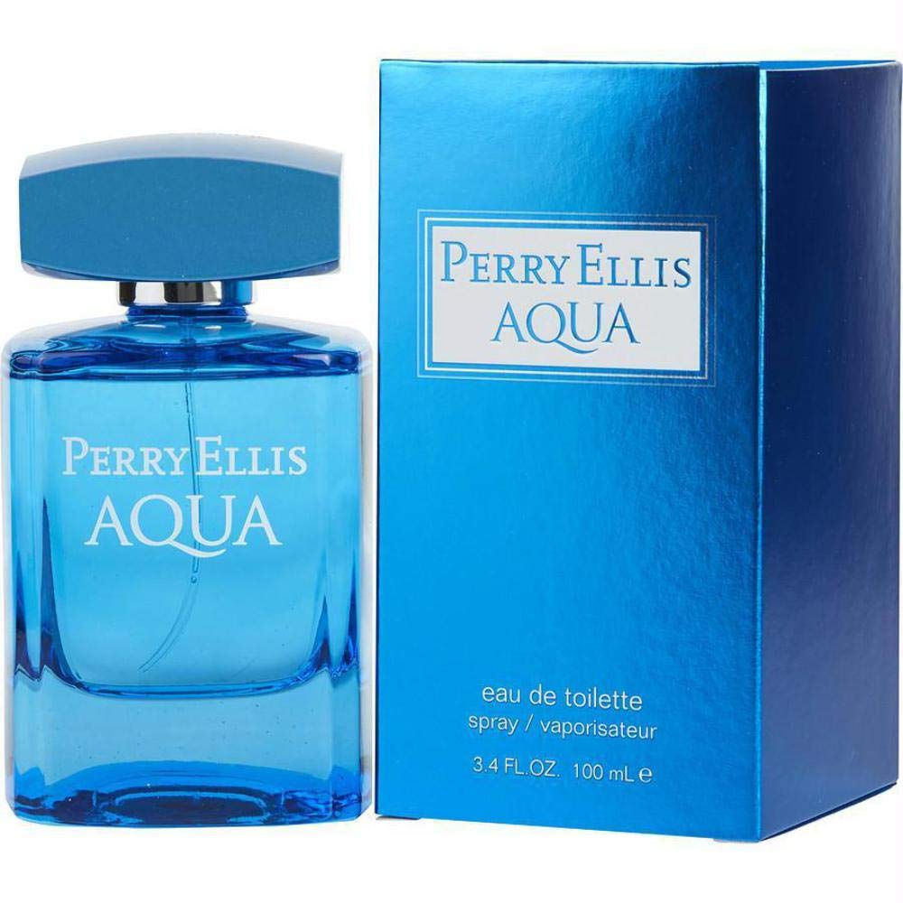 Perry Ellis Aqua spray mist, easy to apply for daytime freshness.