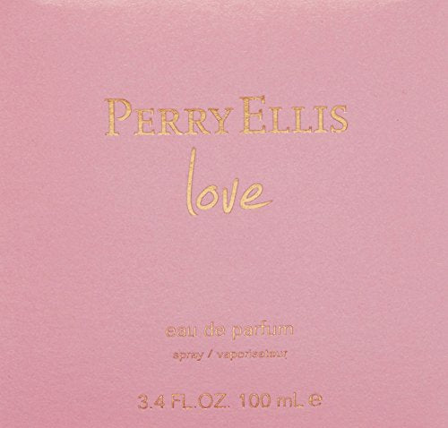 Perry Ellis Love EDP cap close-up highlighting premium design.