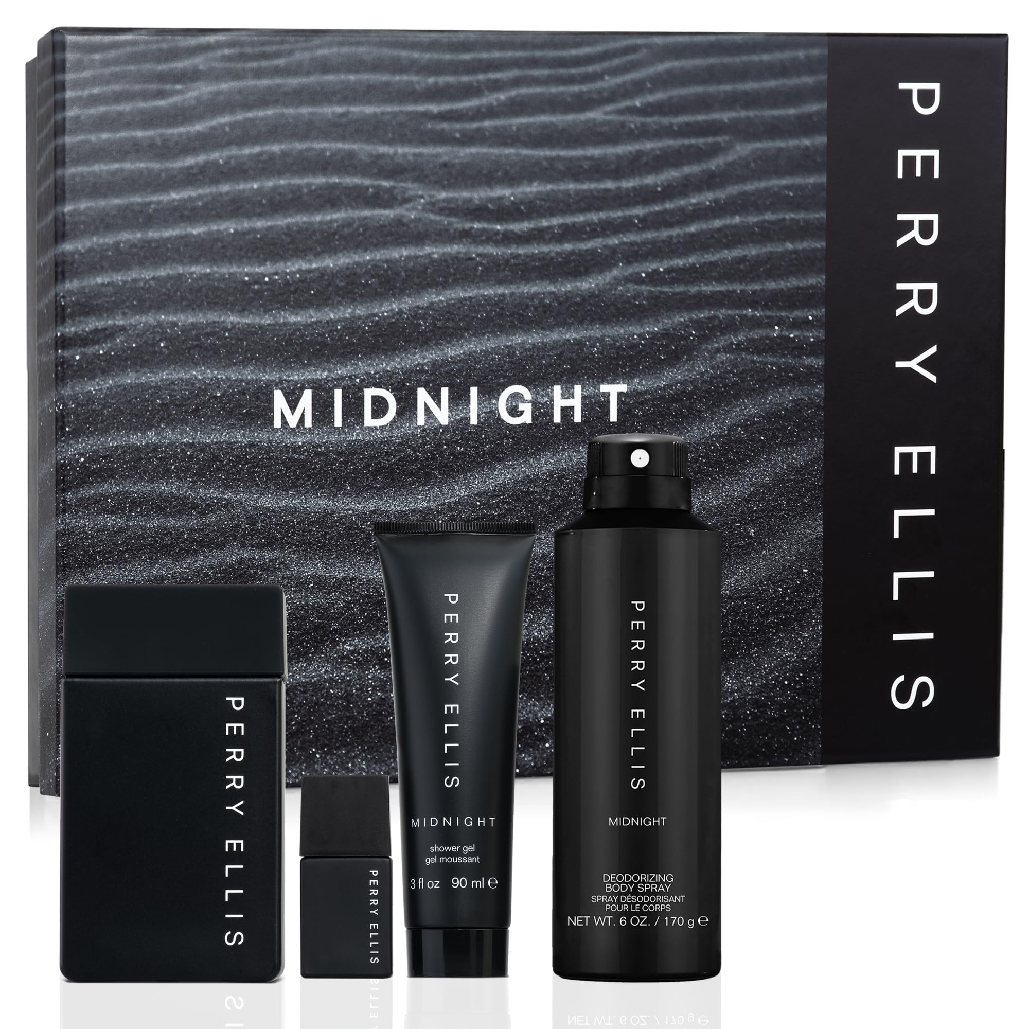 Perry Ellis Midnight eau de toilette bottle for everyday use