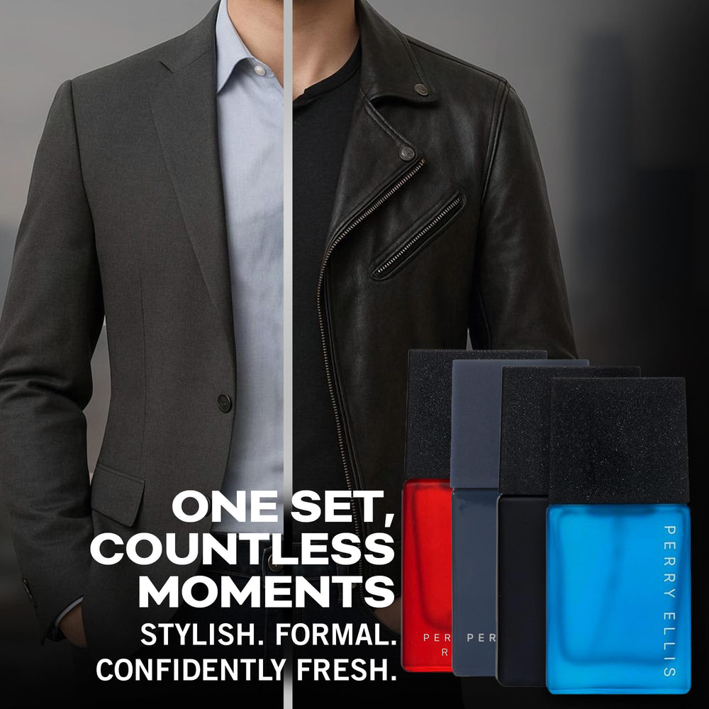 Perry Ellis Pure Blue mini spray offers citrus and aquatic tones for casual wear.