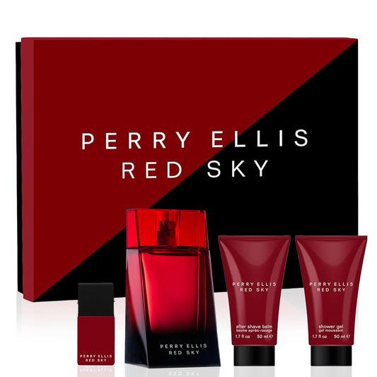 Perry Ellis Red Sky EDT bottle front, ideal for everyday wear and subtle elegance.