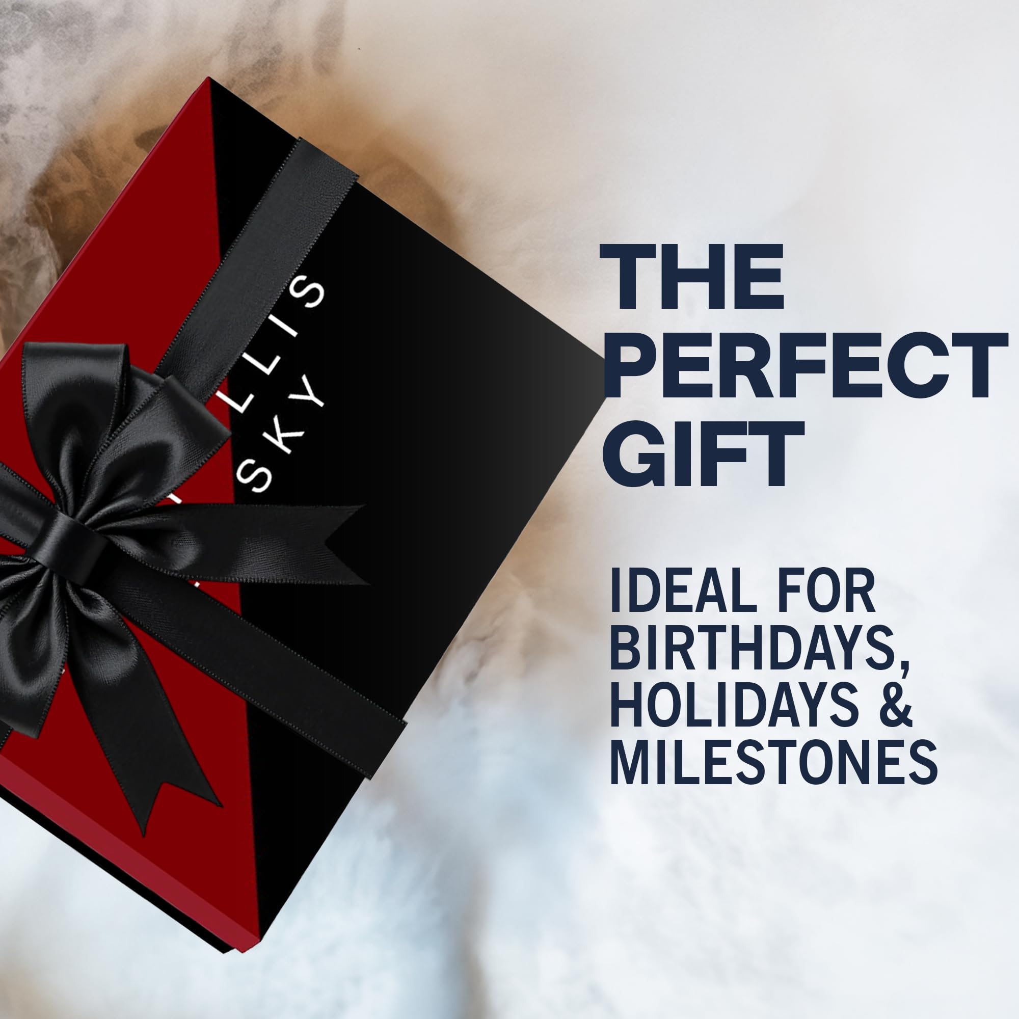 Perry Ellis Red Sky gift set box, elegant packaging that makes a thoughtful grooming gift.