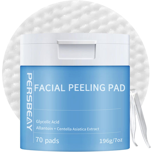 Persbeay Glycolic Pads front-jar view for radiant skin prep.