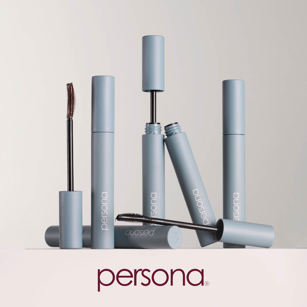 Lashes before wearing PERSONA tubing mascara show natural look and lift.