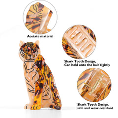 PERSONFUN acetate material clip is lightweight and durable.