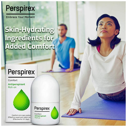 Perspirex Comfort two-pack box highlighting value and long-lasting protection