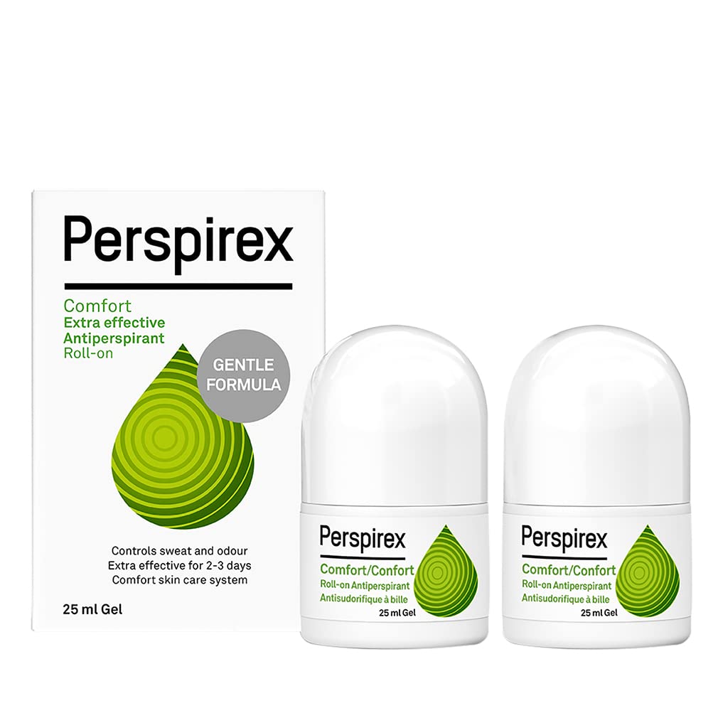 Perspirex Comfort roll-on application showing focused protection for daily activities
