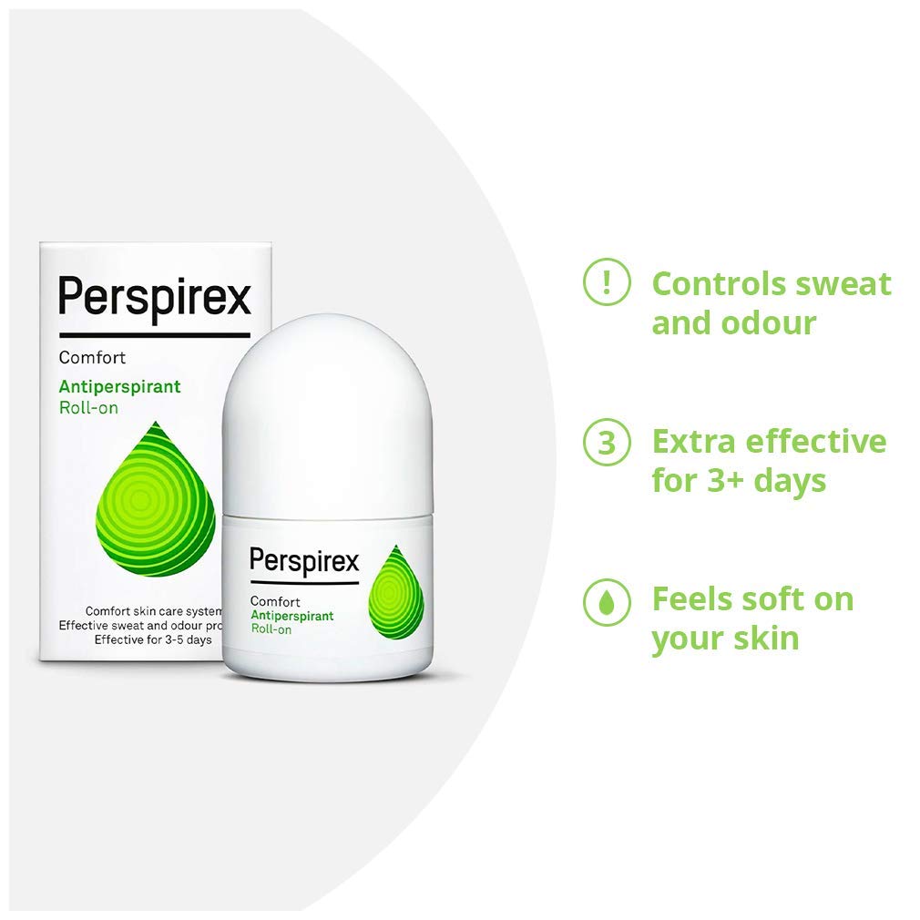 Skin-hydrating ingredients in Perspirex Comfort support gentle comfort during application