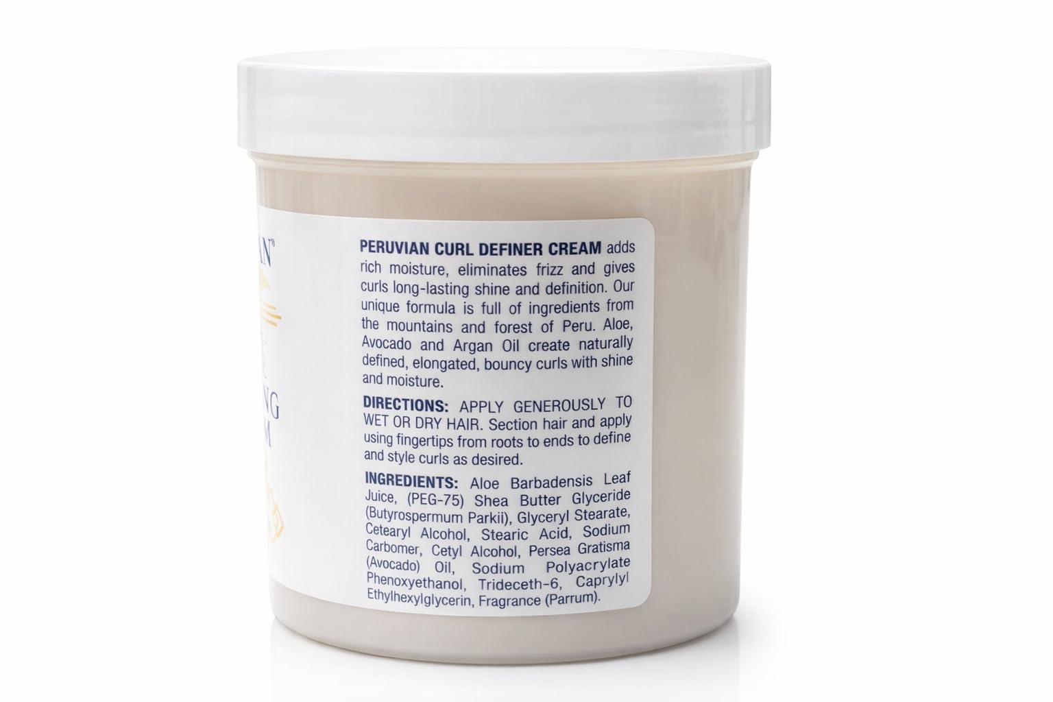 Peruvian White argan oil ingredients close-up highlighting nourishing moisture benefits.