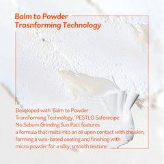 PESTLO Saferecipe hydrating-matte-blend supports oil control and comfort.
