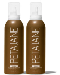 Peta Jane Dark Tanning Mousse 7oz bottle shows rich, even color