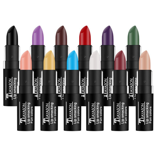 Petansy 12-color vampire lipstick set packaging protects shades during shipping
