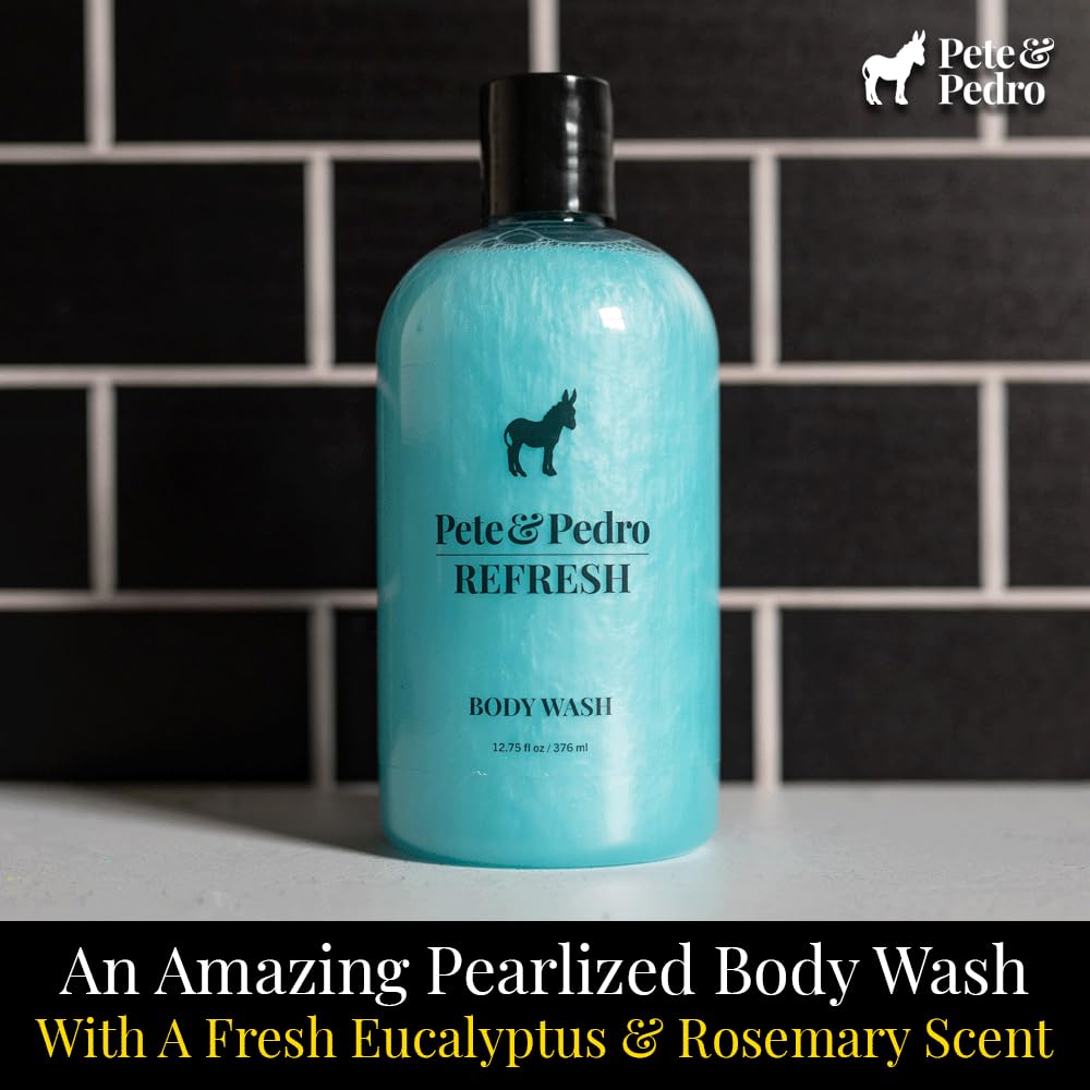 Pete & Pedro REFRESH ingredients: shea butter and glycerin provide hydration.