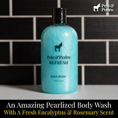 Pete & Pedro REFRESH ingredients: shea butter and glycerin provide hydration.