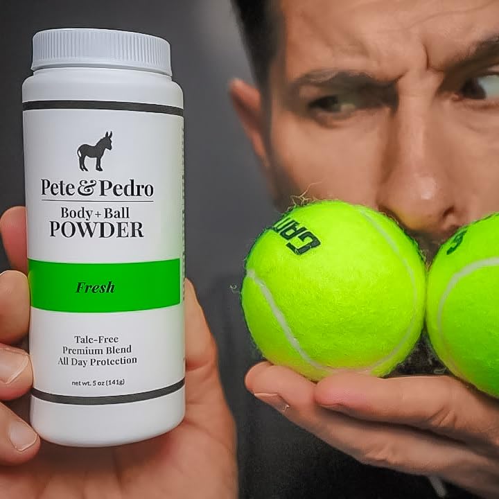 Ingredients list for Pete & Pedro Body & Ball Powder cornstarch aloe